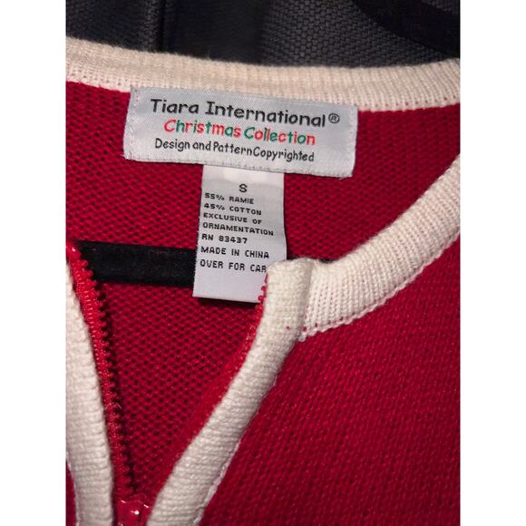 Ugly Christmas Sweater Xmas Cardigan Size Small - Picture 2 of 3